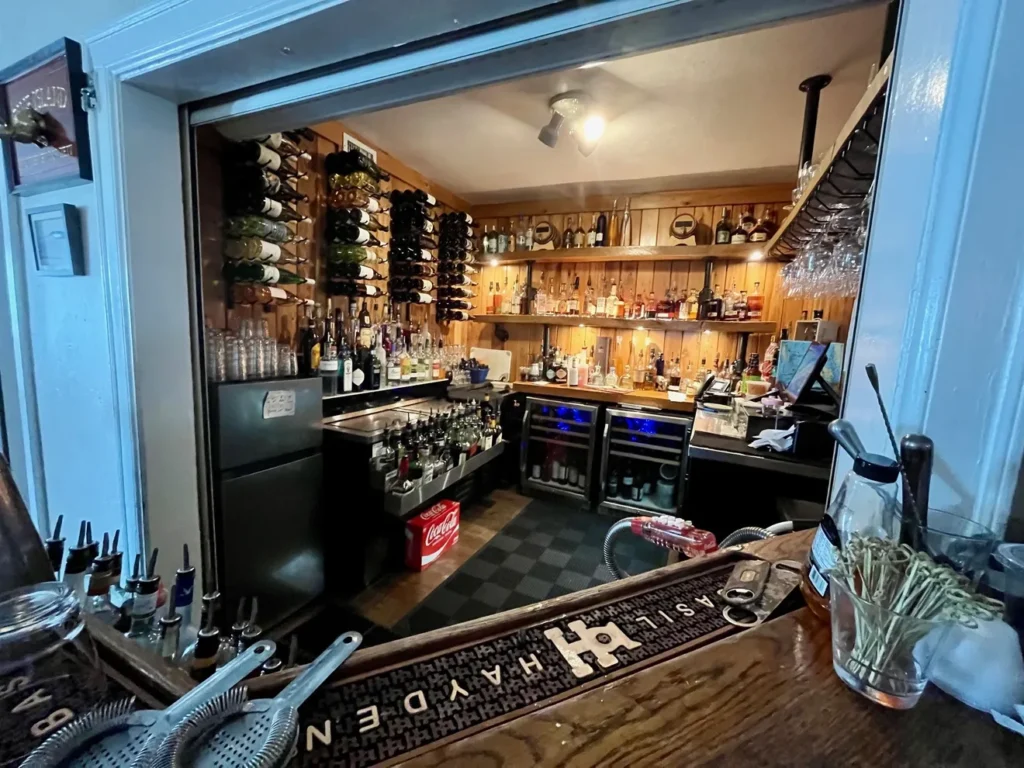 We love to grab a seat at the bar for an afternoon at Tarpon Lodge on Pineland.