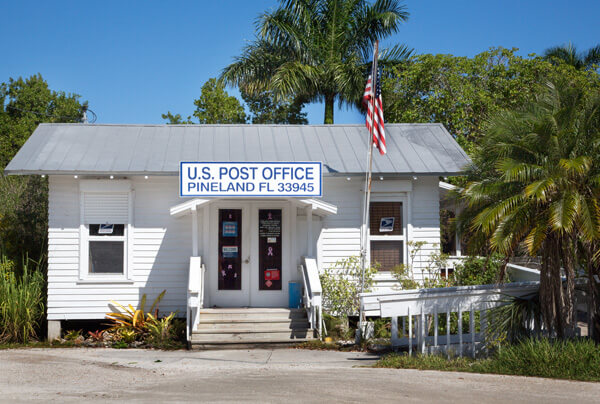 The old Pineland Florida post office